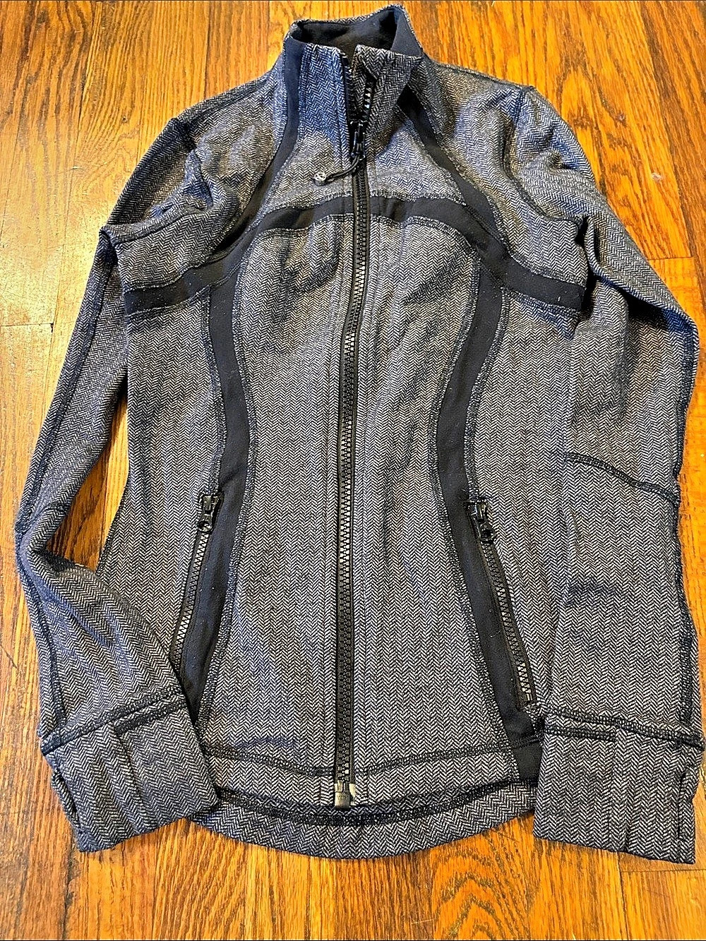 🎉EUC! lululemon Define Jacket *Herringbone Women's Houndstooth Size 6